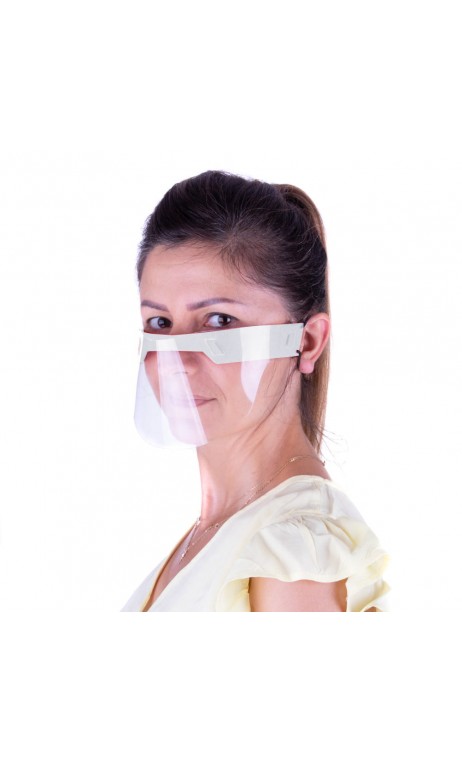 Защитная маска экран для лица от попадания пыли и брызг во время работы