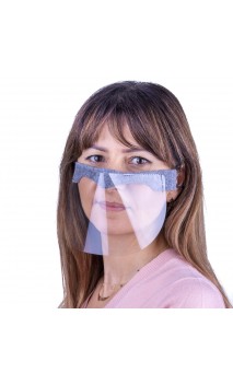 Защитная маска для лица пластиковая мини2